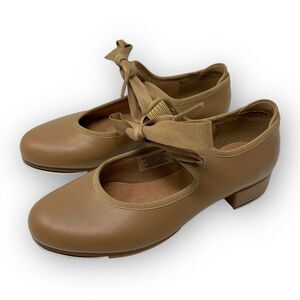 Bloch Annie Tyette Dance Tap Shoes Tan Kids Size 13 N
